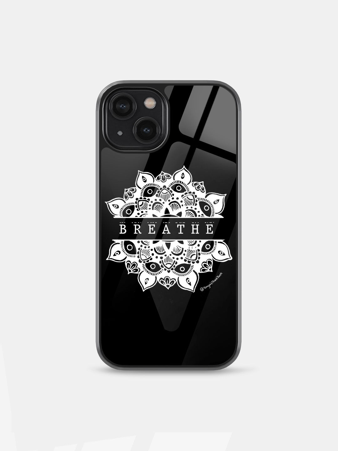 Buy Breathe White - Glass Phone Case for iPhone 14 Phone Cases & Covers Online