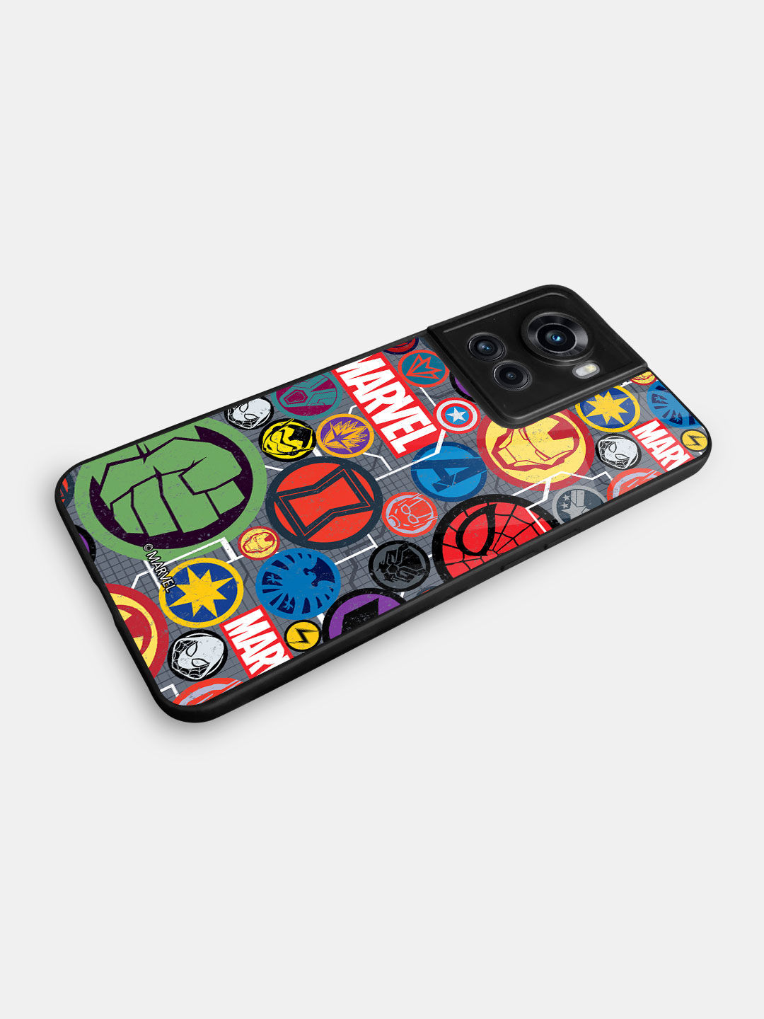 Buy Marvel Iconic Mashup Macmerise Glass Case for iPhone 13 Online