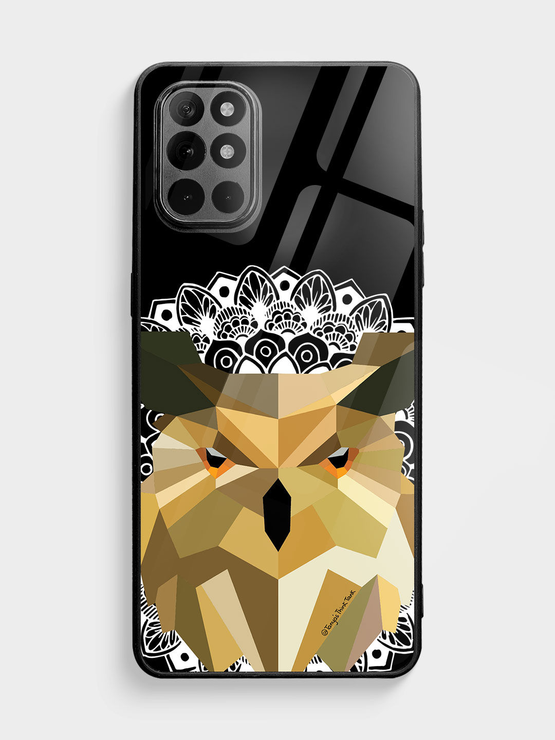 Buy Owl Poly - Glass Phone Case for OnePlus 8T Phone Cases & Covers Online