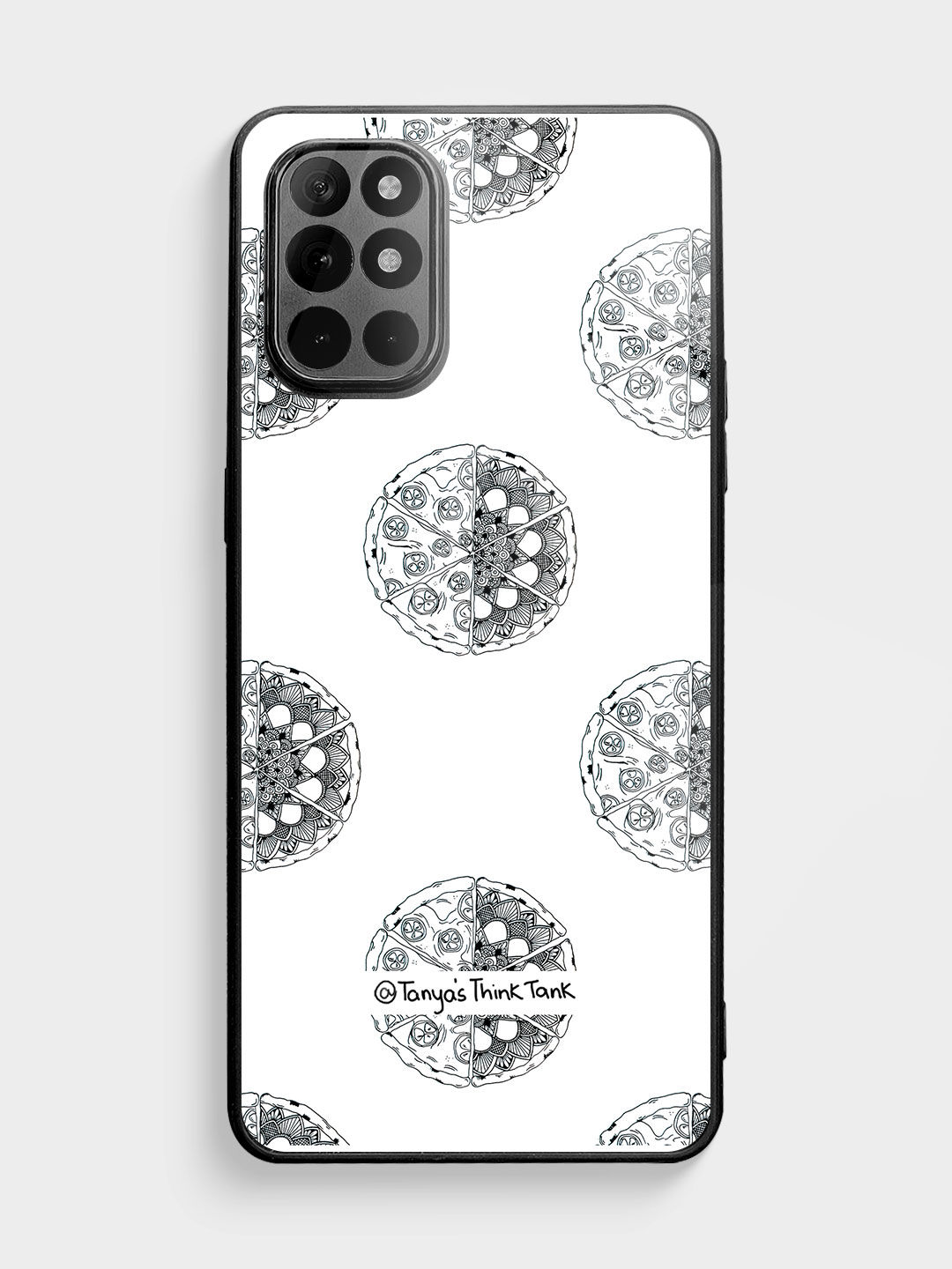 Buy Pizza Pattern - Glass Phone Case for OnePlus 8T Phone Cases & Covers Online
