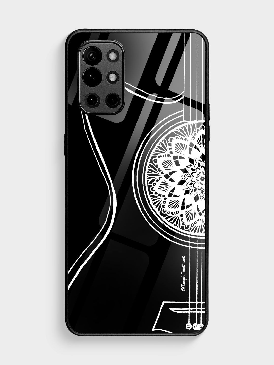 Buy Guitar White - Glass Phone Case for OnePlus 9R Phone Cases & Covers Online