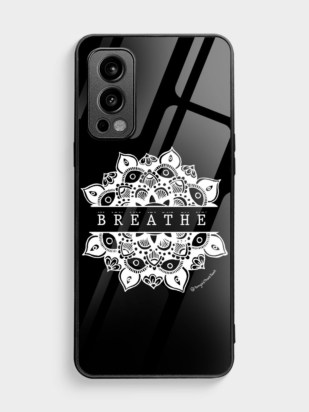 Buy Breathe White - Glass Phone Case for OnePlus Nord 2 Phone Cases & Covers Online