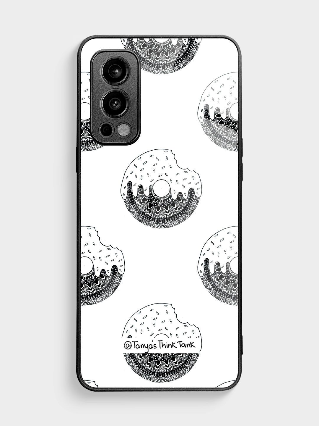 Buy Donut Pattern - Glass Phone Case for OnePlus Nord 2 Phone Cases & Covers Online