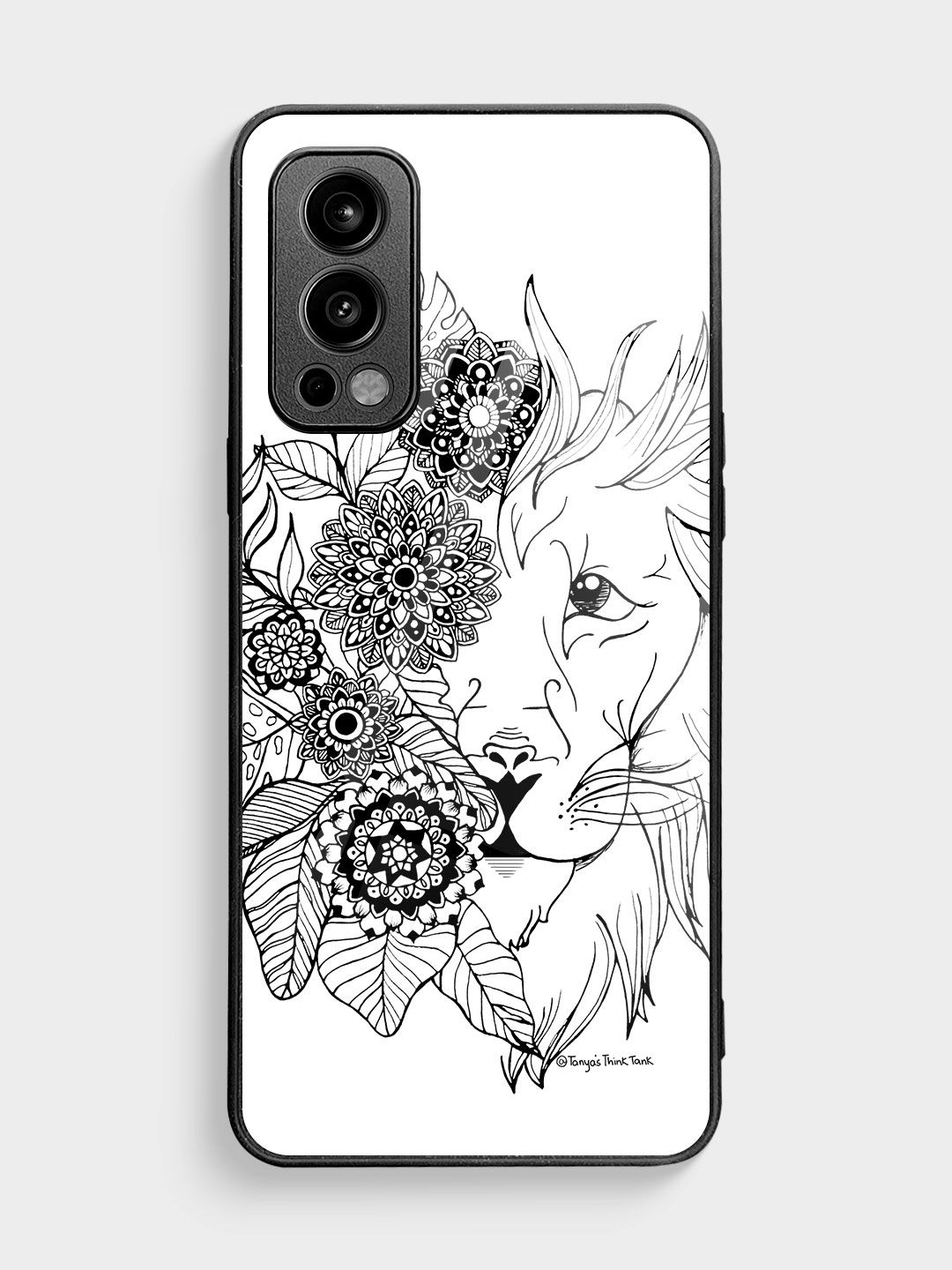 Buy Lion - Glass Phone Case for OnePlus Nord 2 Phone Cases & Covers Online