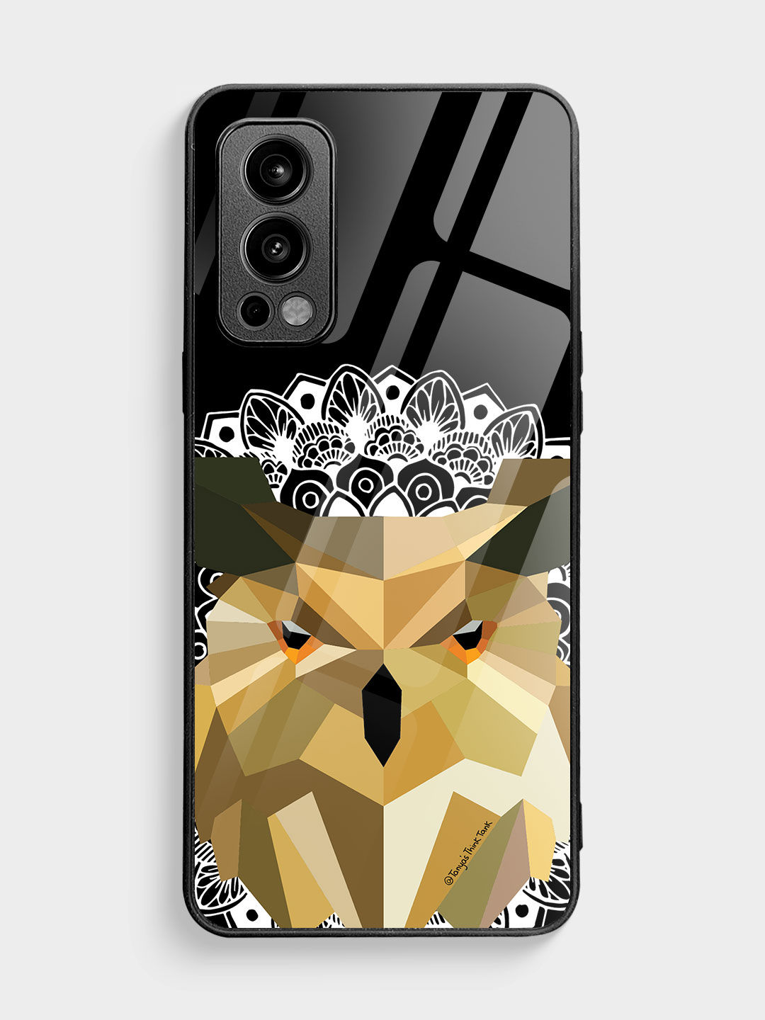 Buy Owl Poly - Glass Phone Case for OnePlus Nord 2 Phone Cases & Covers Online