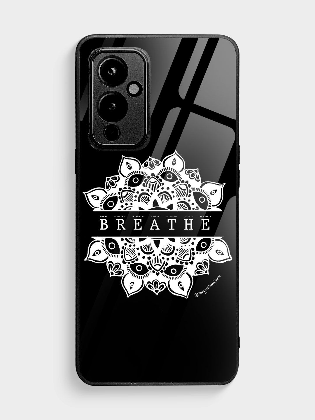 Buy Breathe White - Glass Phone Case for OnePlus 9 Phone Cases & Covers Online