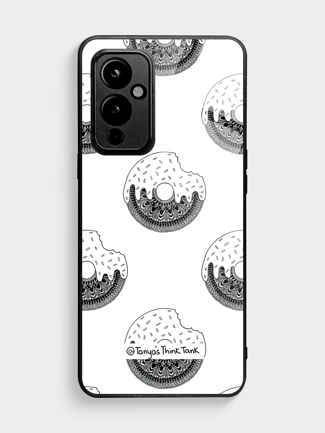 Buy Donut Pattern - Glass Phone Case for OnePlus 9 Phone Cases & Covers Online
