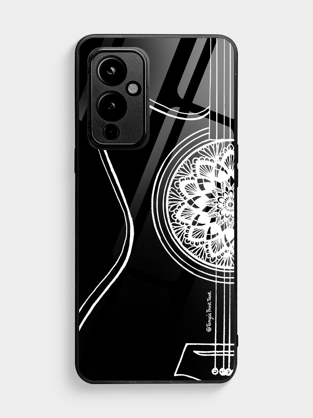 Buy Guitar White - Glass Phone Case for OnePlus 9 Phone Cases & Covers Online