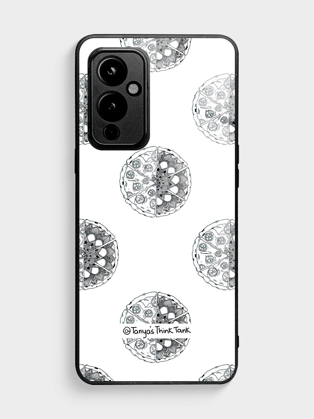 Buy Pizza Pattern - Glass Phone Case for OnePlus 9 Phone Cases & Covers Online