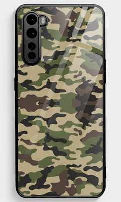 Buy Camo Army Green - Glass Phone Case for OnePlus Nord Phone Cases & Covers Online