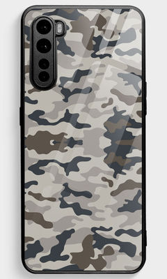 Buy Camo Field Drab - Glass Phone Case for OnePlus Nord Phone Cases & Covers Online