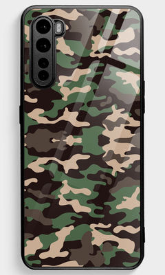 Buy Camo Hunter Green - Glass Phone Case for OnePlus Nord Phone Cases & Covers Online