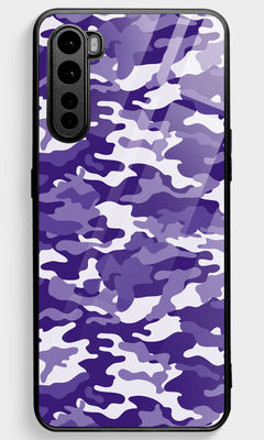 Buy Camo Persian Indigo - Glass Phone Case for OnePlus Nord Phone Cases & Covers Online