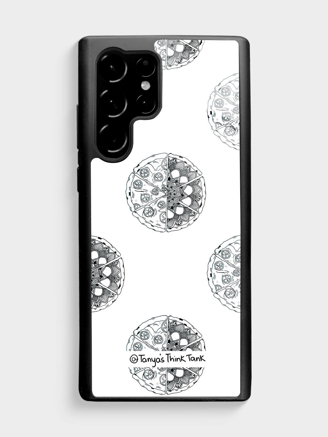 Buy Pizza Pattern - Glass Phone Case for Samsung S22 Ultra Phone Cases & Covers Online