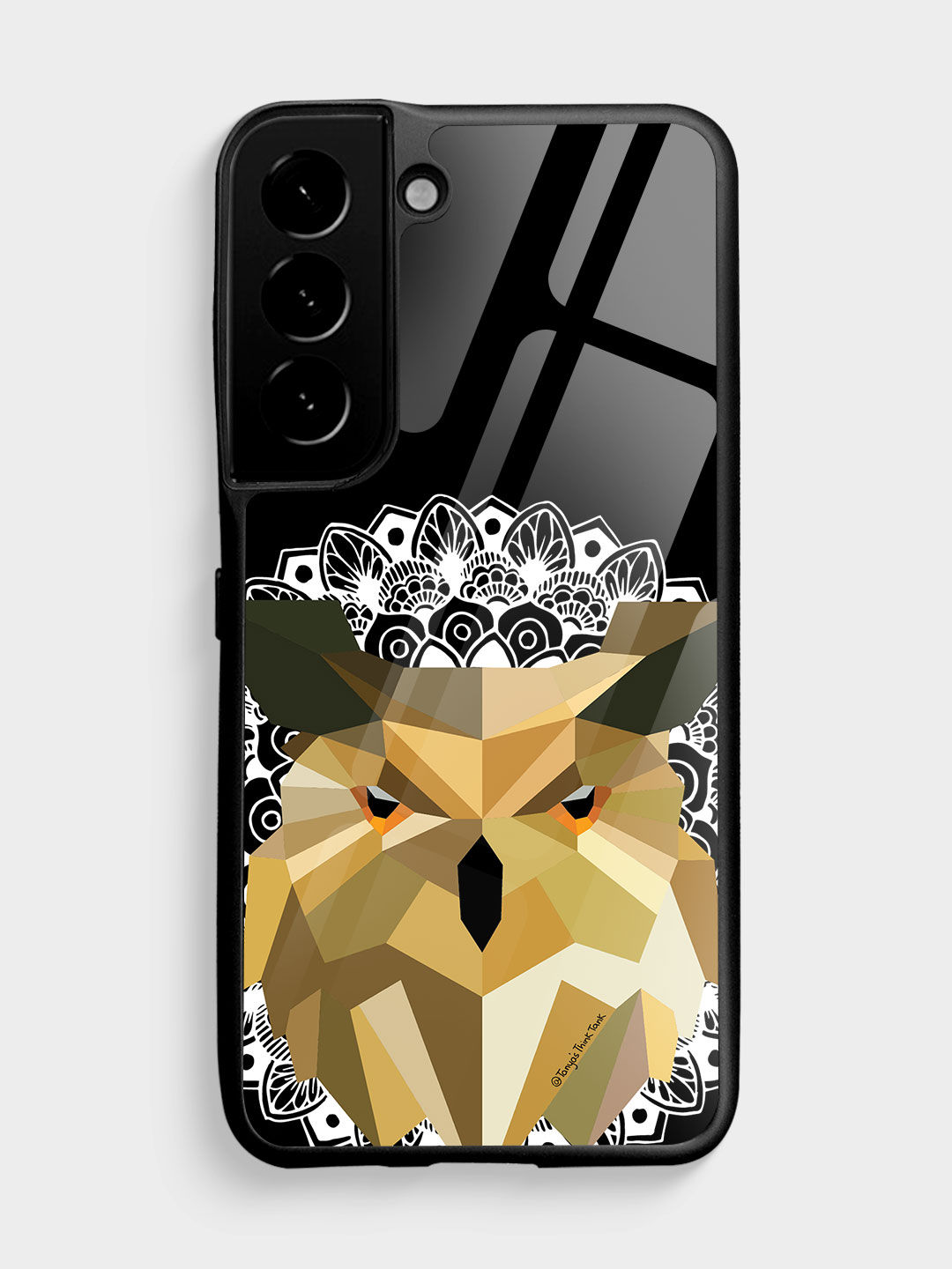Buy Owl Poly - Glass Phone Case for Samsung S22 Phone Cases & Covers Online