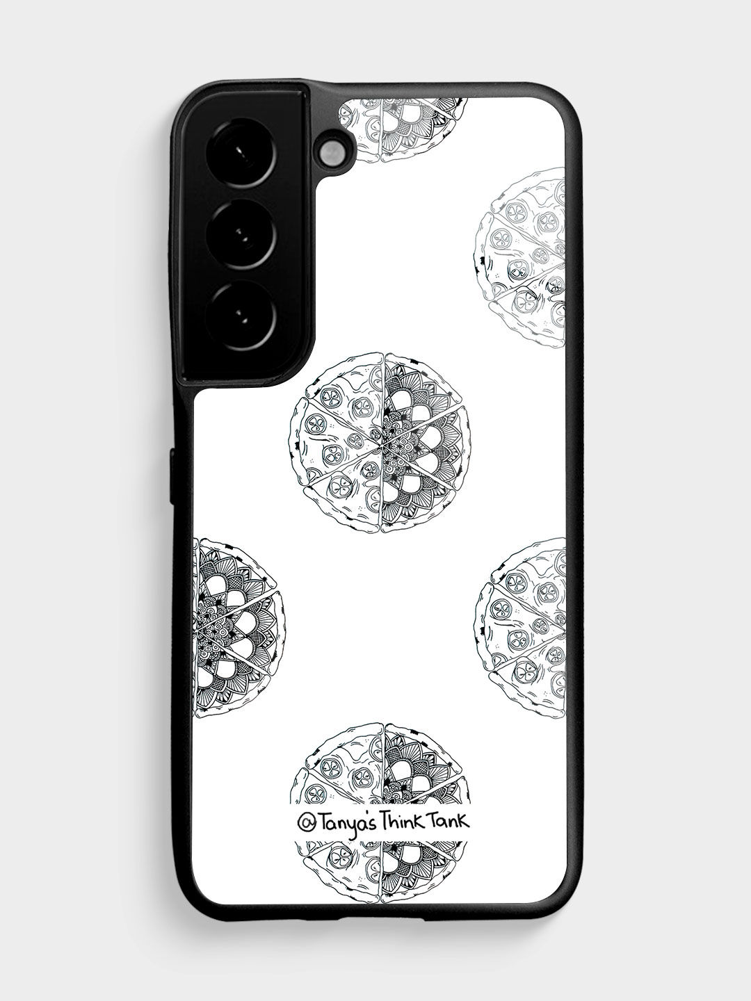 Buy Pizza Pattern - Glass Phone Case for Samsung S22 Phone Cases & Covers Online
