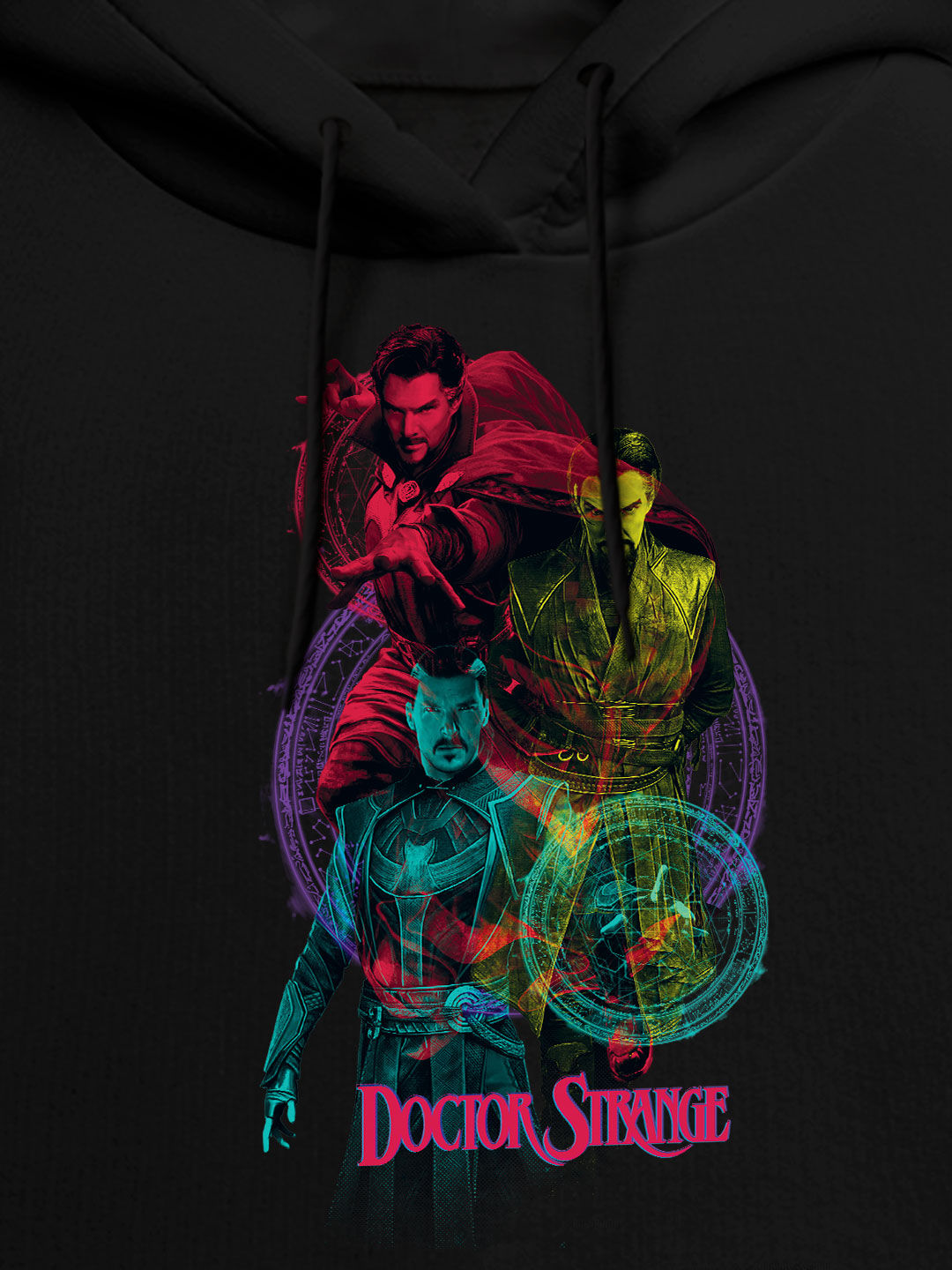 Dr Strange Triple Exposure - Womens Hoodie Black