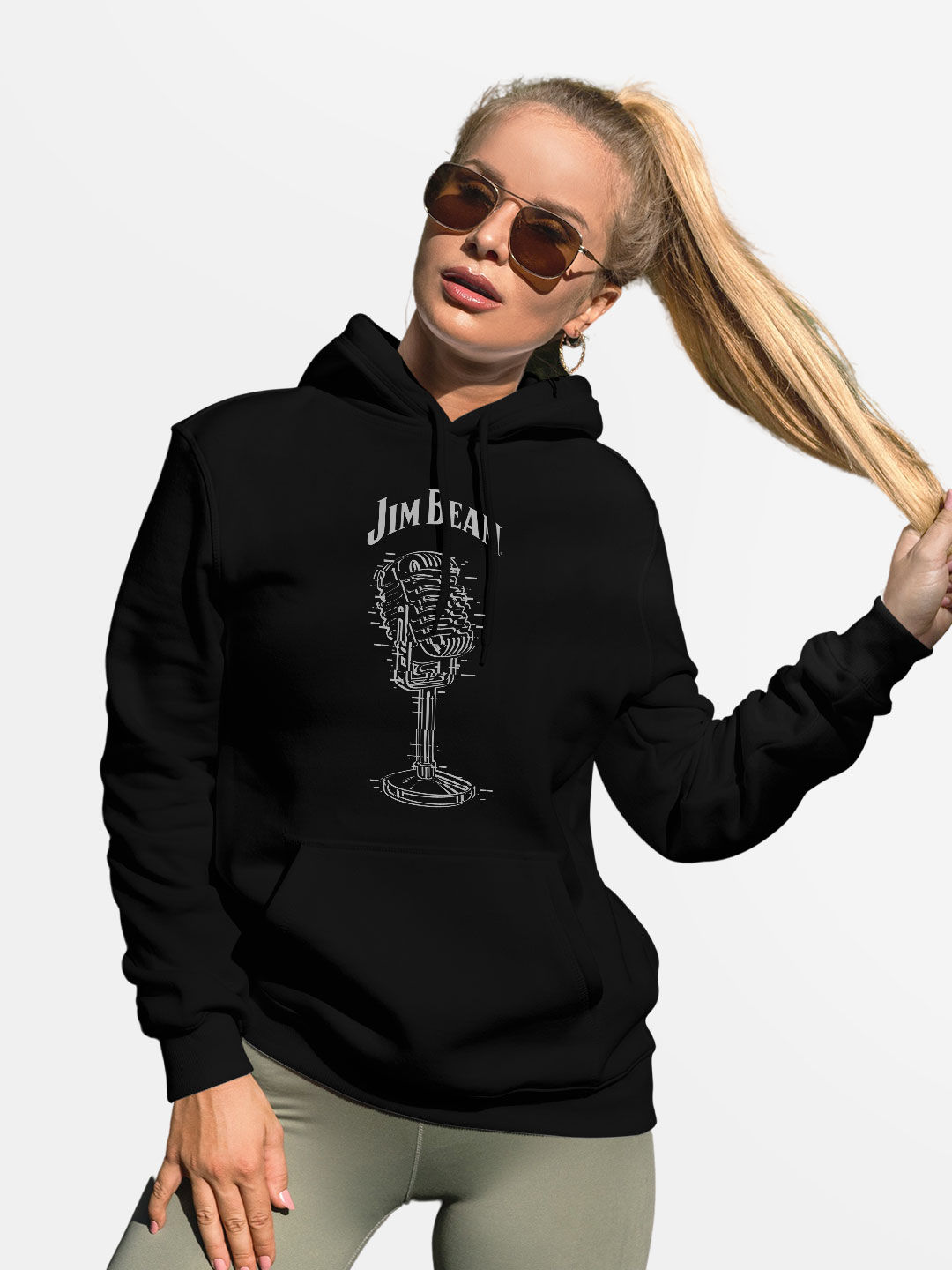 Jim Beam Retro Mic - Hoodie