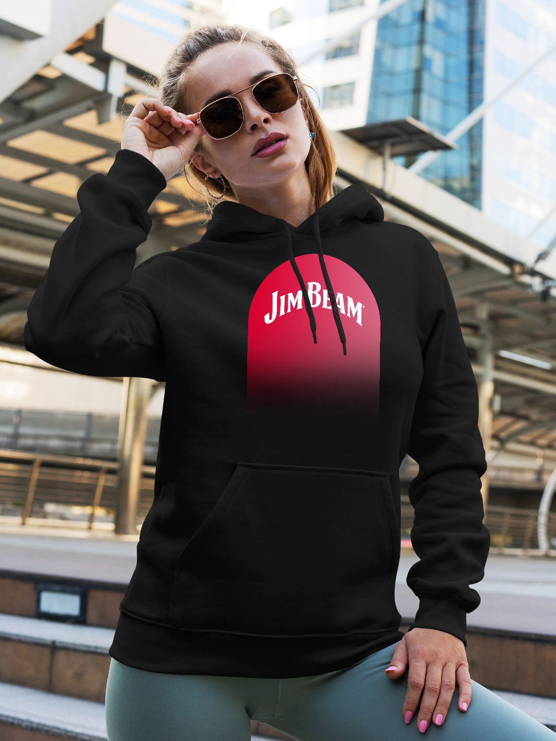 Jim Beam Red Fade - Hoodie