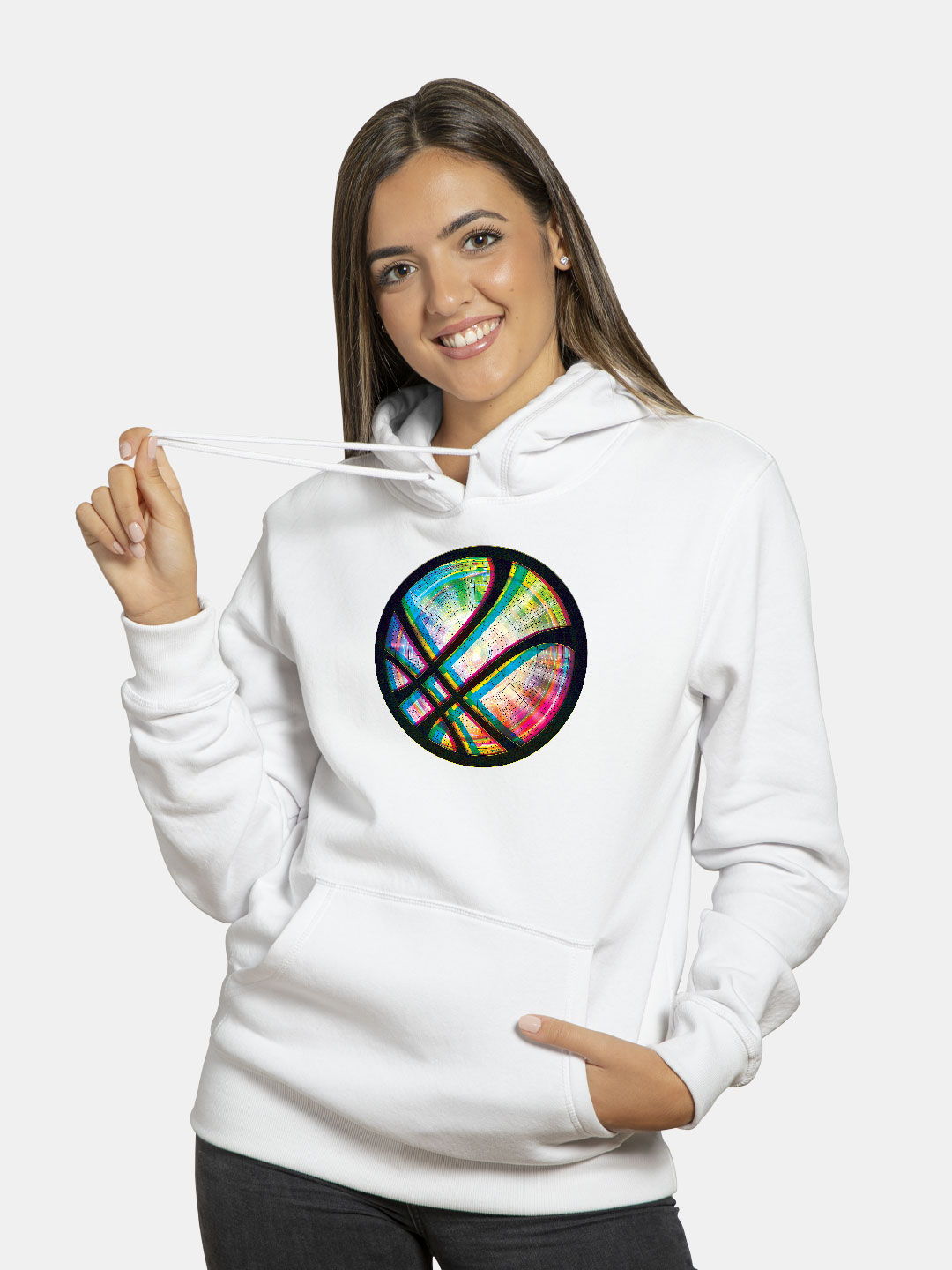 Buy Multiversal Logo - Female Hoodie White Hoodies Online