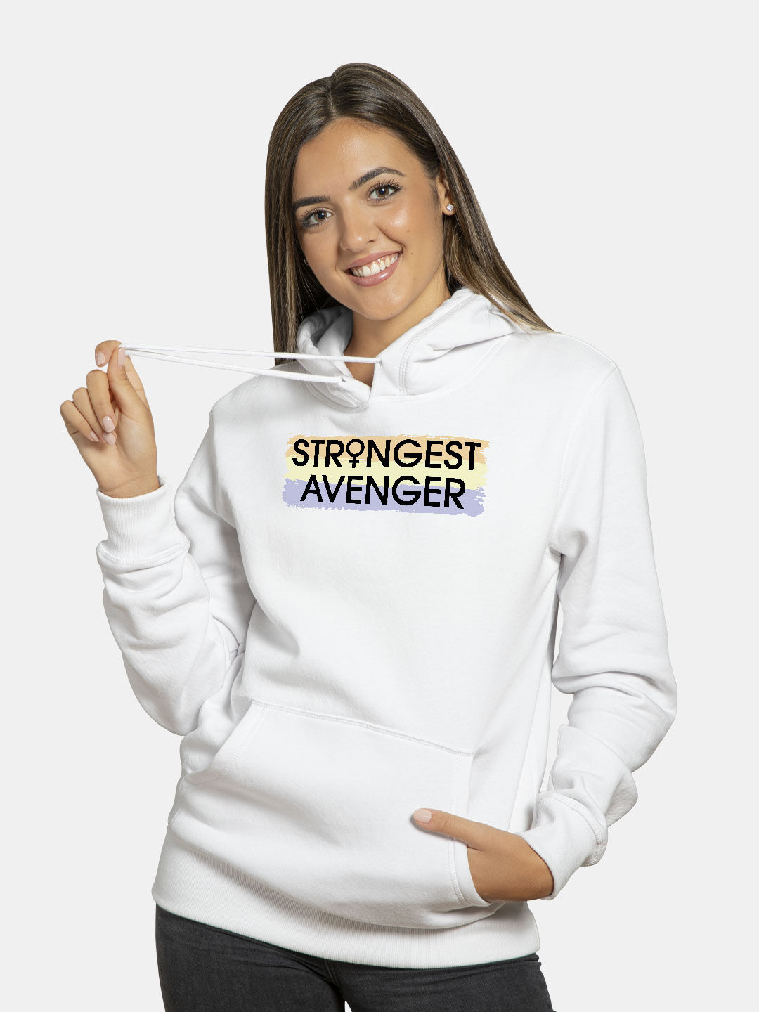 Avengers 2024 white hoodie