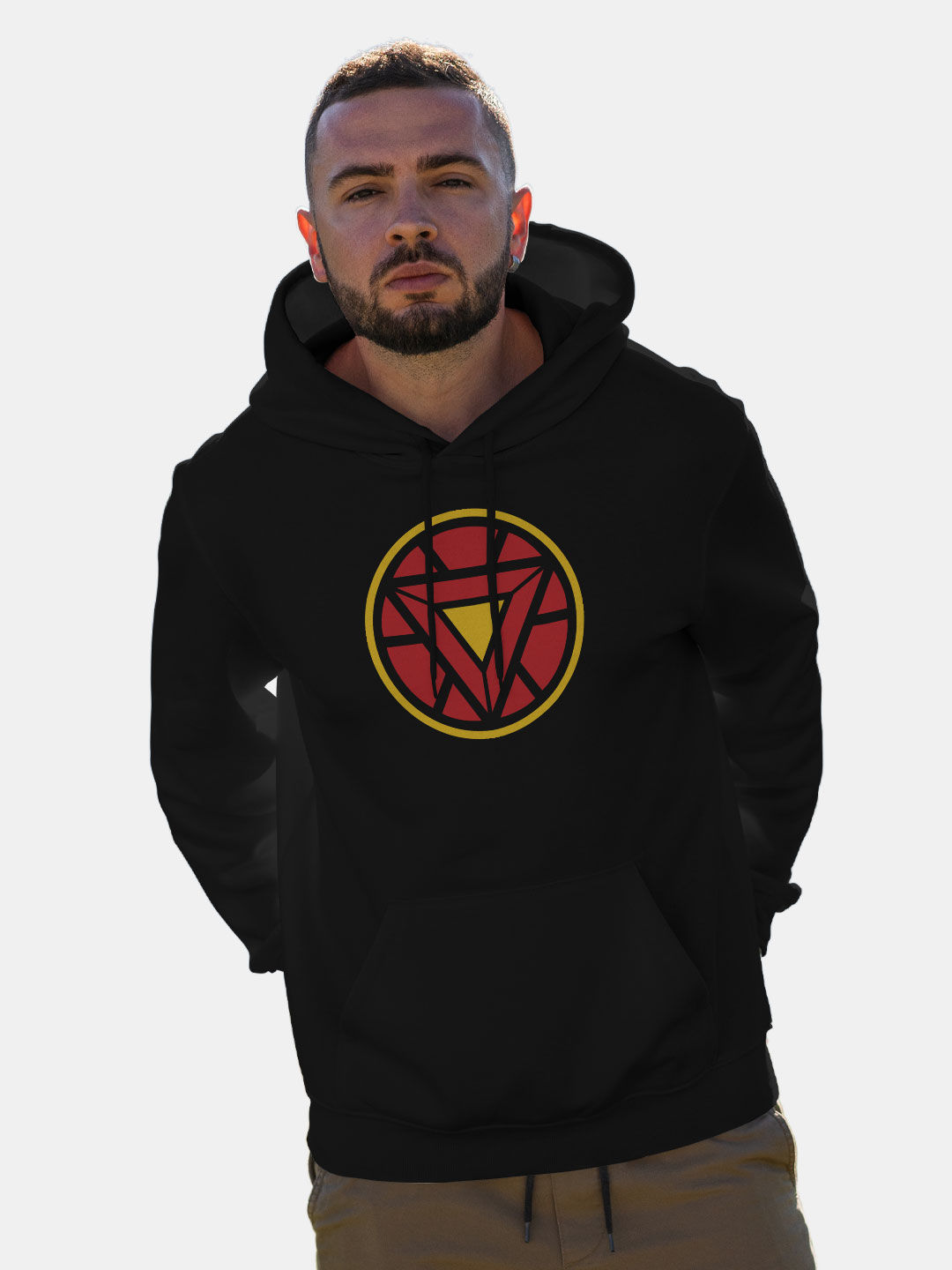 Iron man 2024 arc reactor hoodie