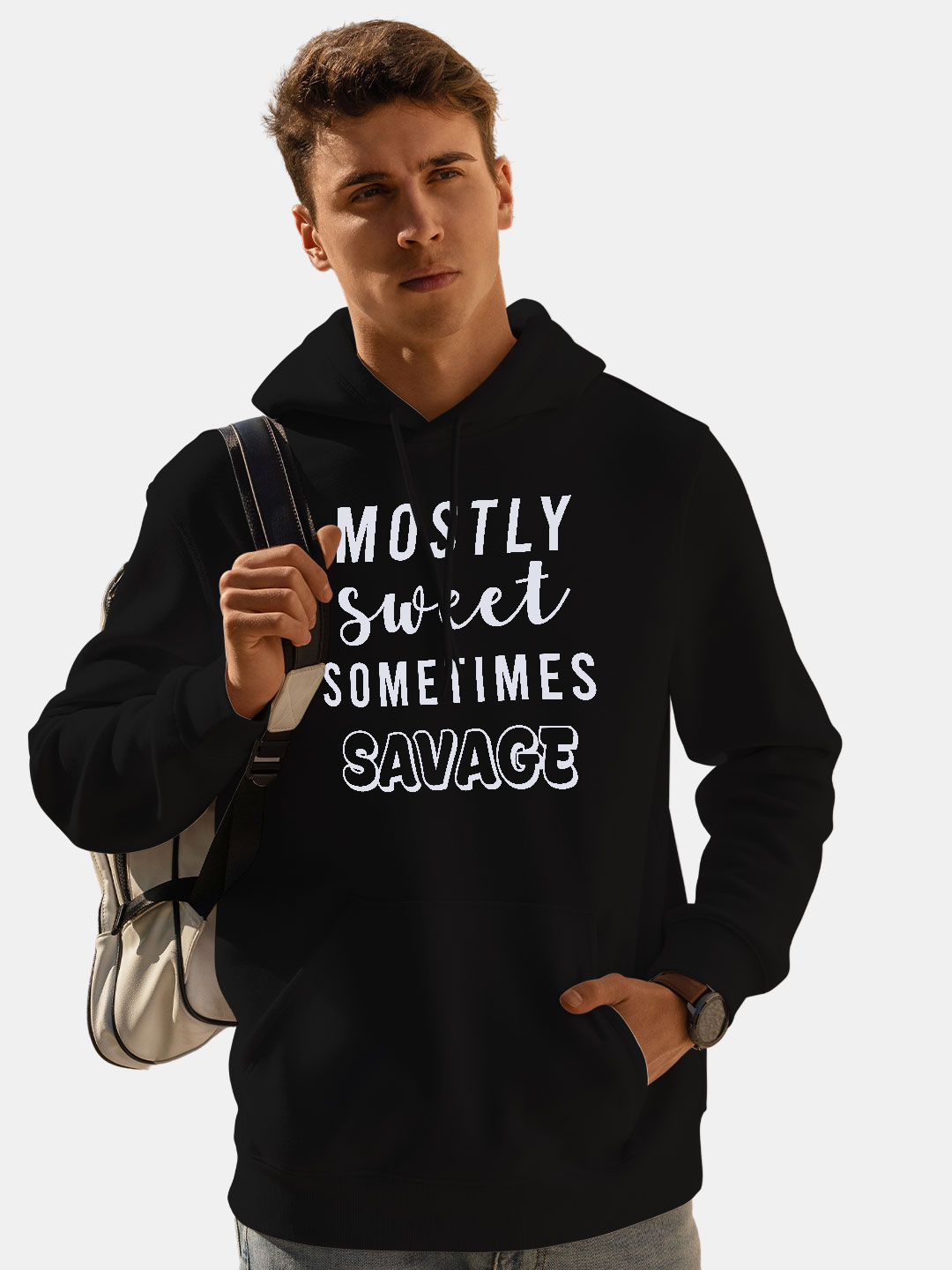 Buy Sweet and Savage Mens Hoodies Online at Best Price