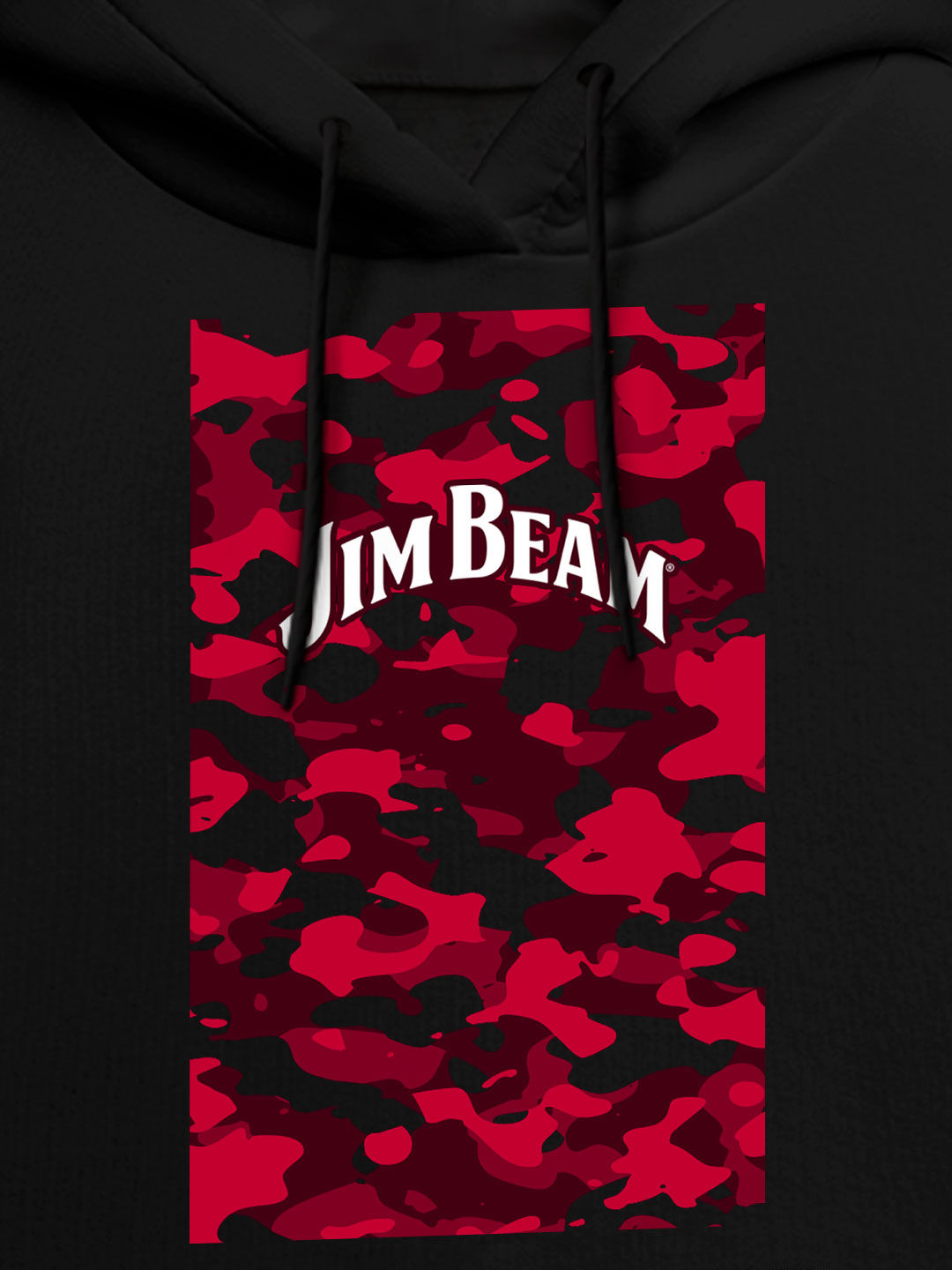 Jim Beam Camo Red - Hoodie