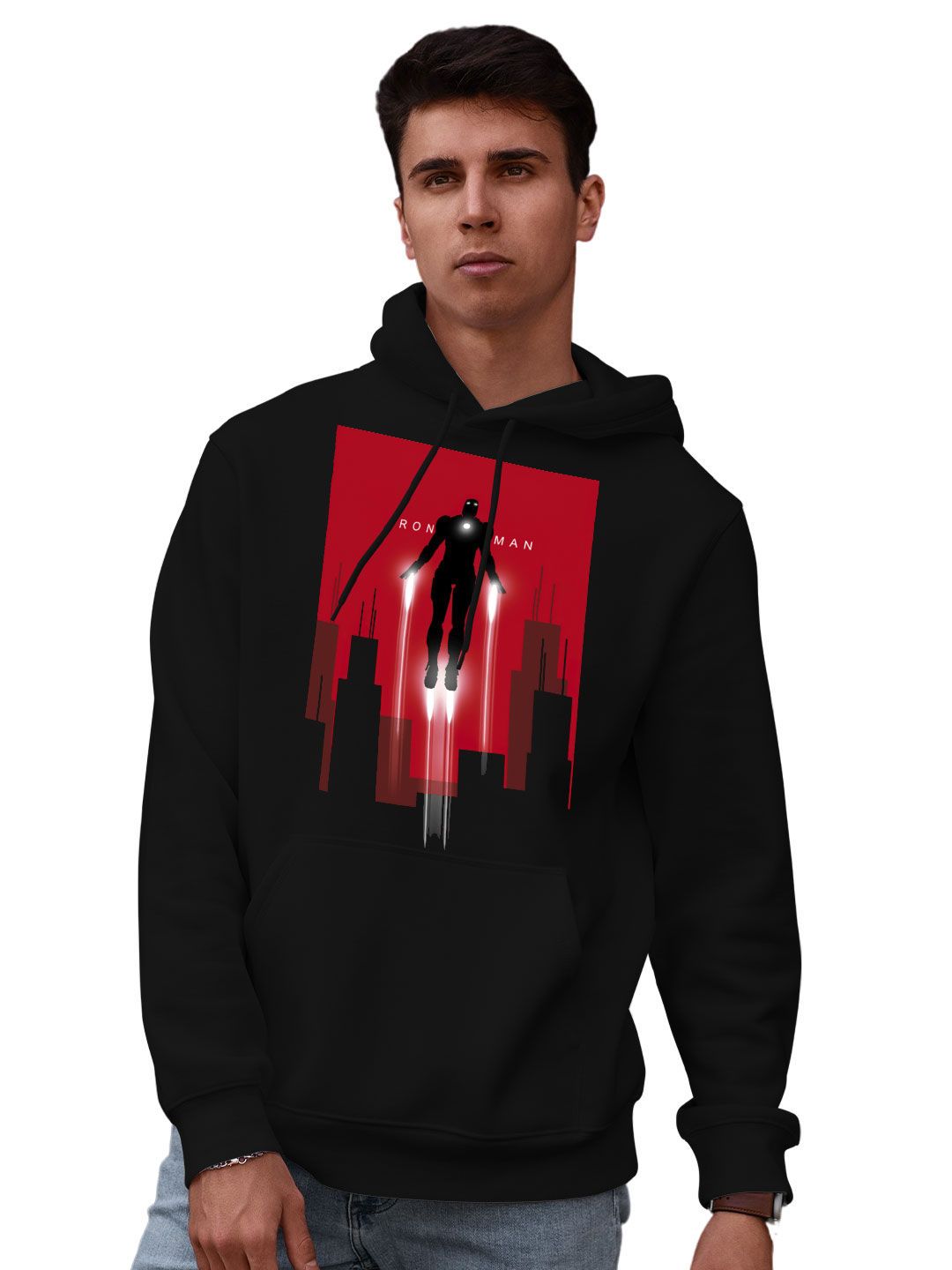 Iron man 2024 hoodie men's