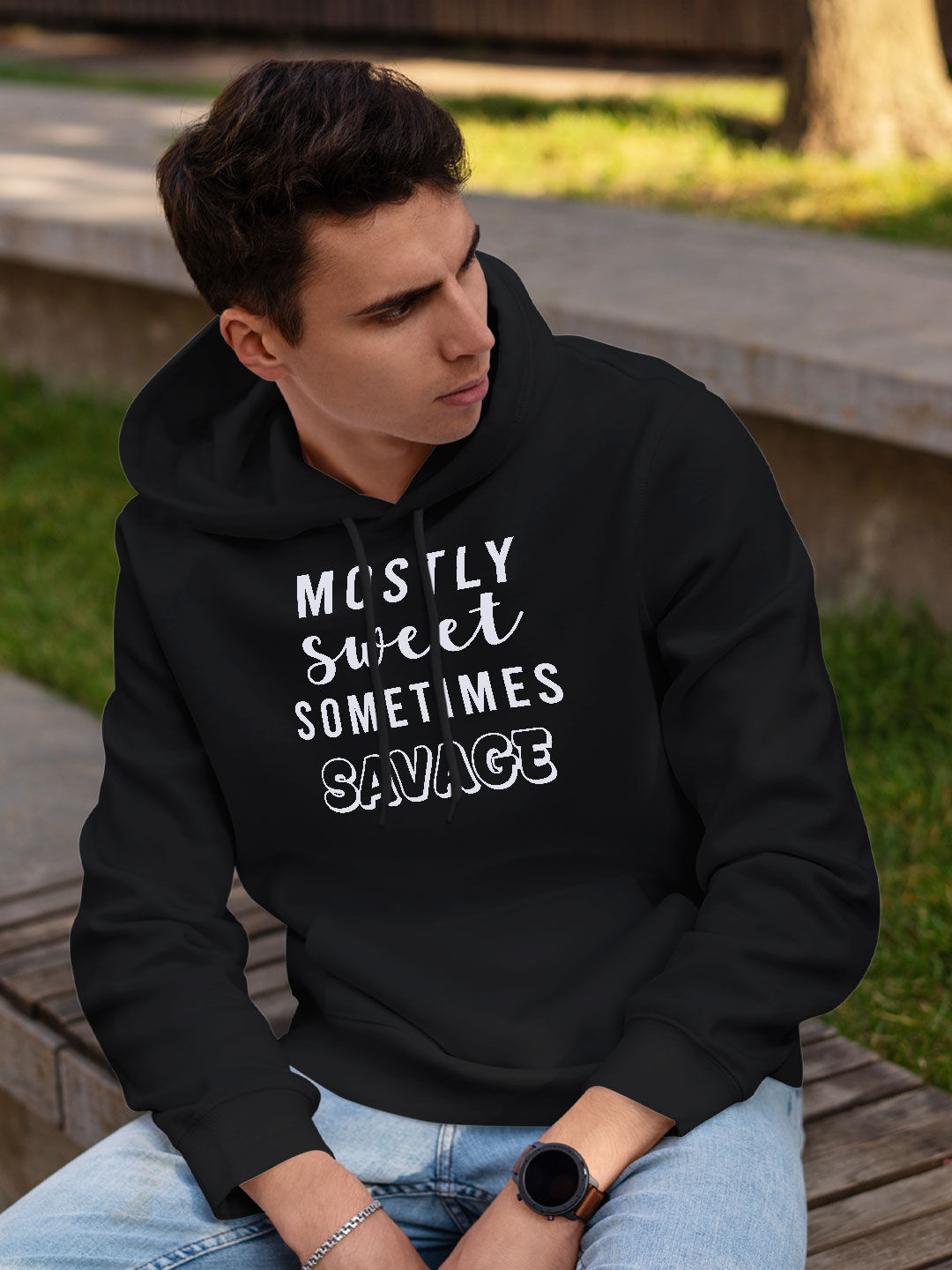 Mens store savage hoodie