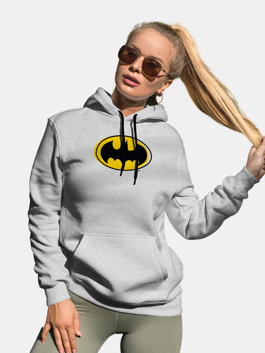 Buy Batman Classic Doodle Womens Hoodies Online at Best Price.| Womens  Hoodies Size : S Color : Grey