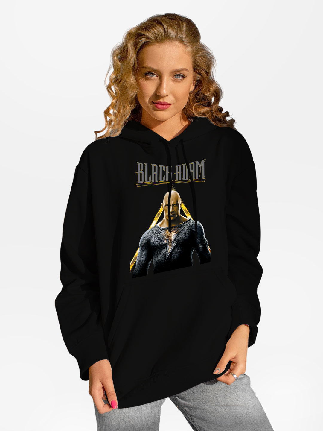 Buy Adam Triangle Black - Female Hoodie Hoodies Online