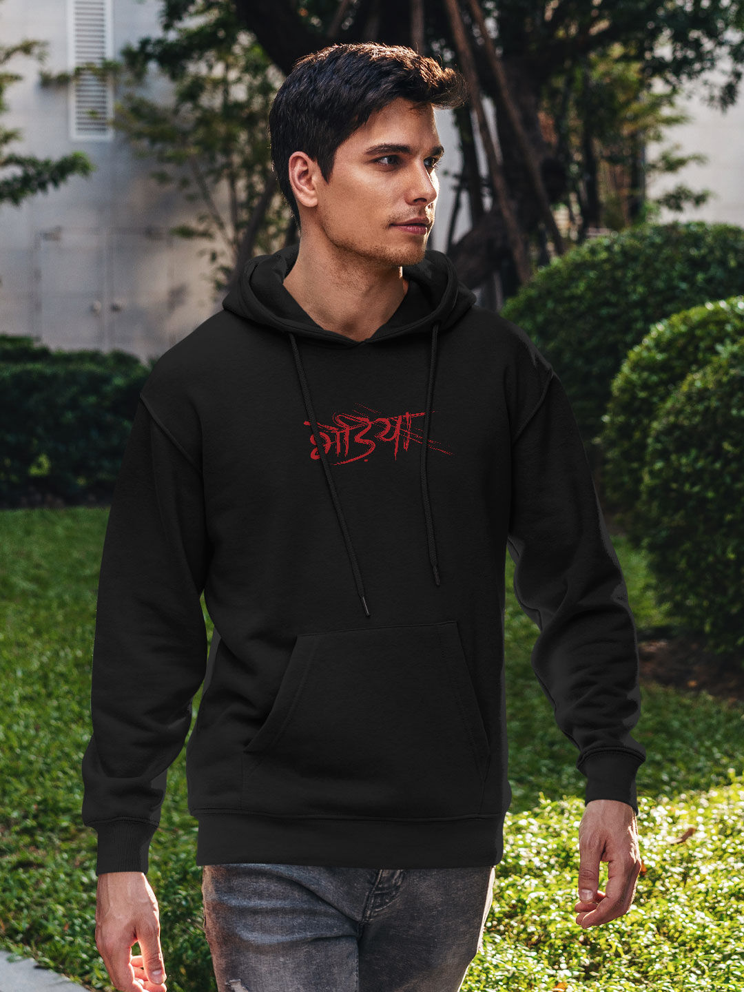 Black on 2024 black revenge hoodie