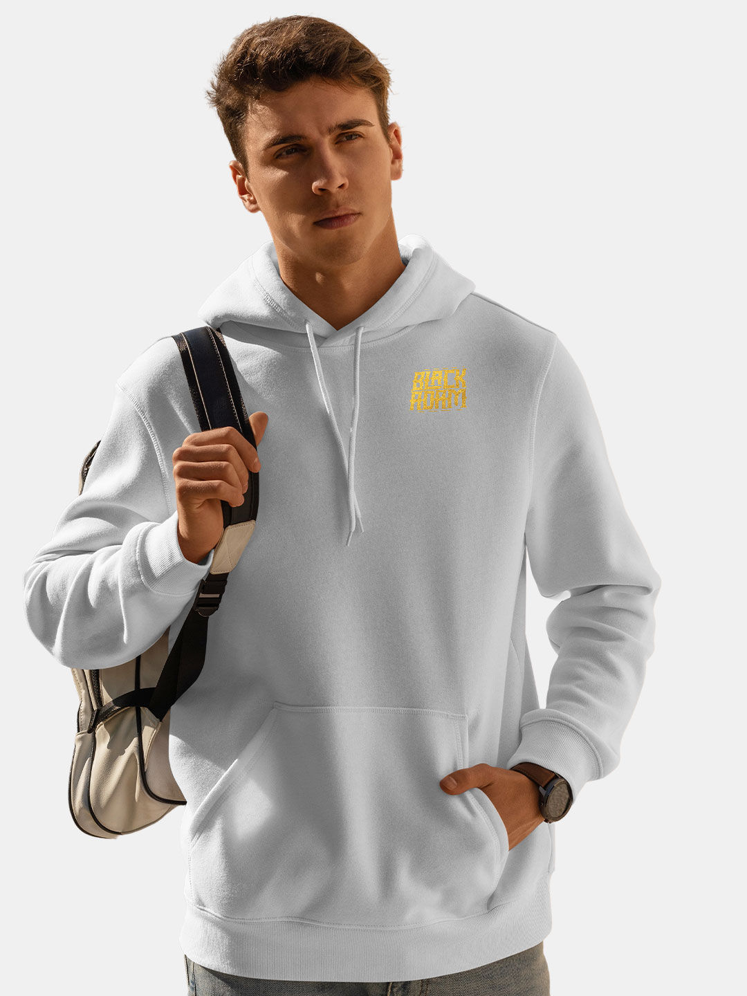 White and 2025 gold hoodies