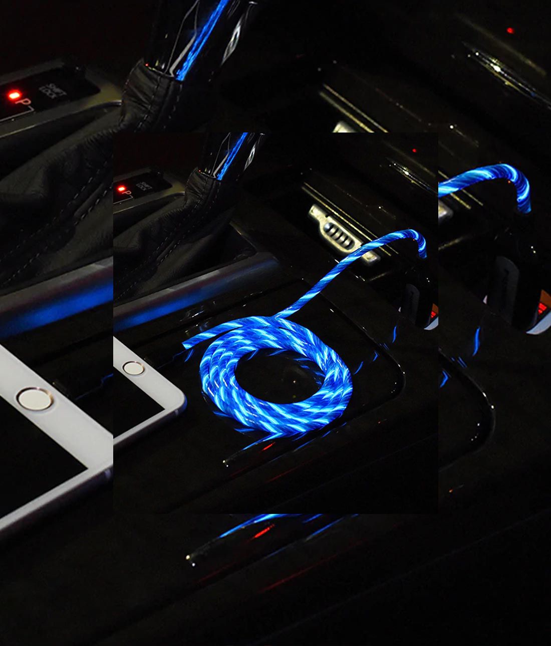 Macmerise Illume Blue - 3 In 1 LED Cables