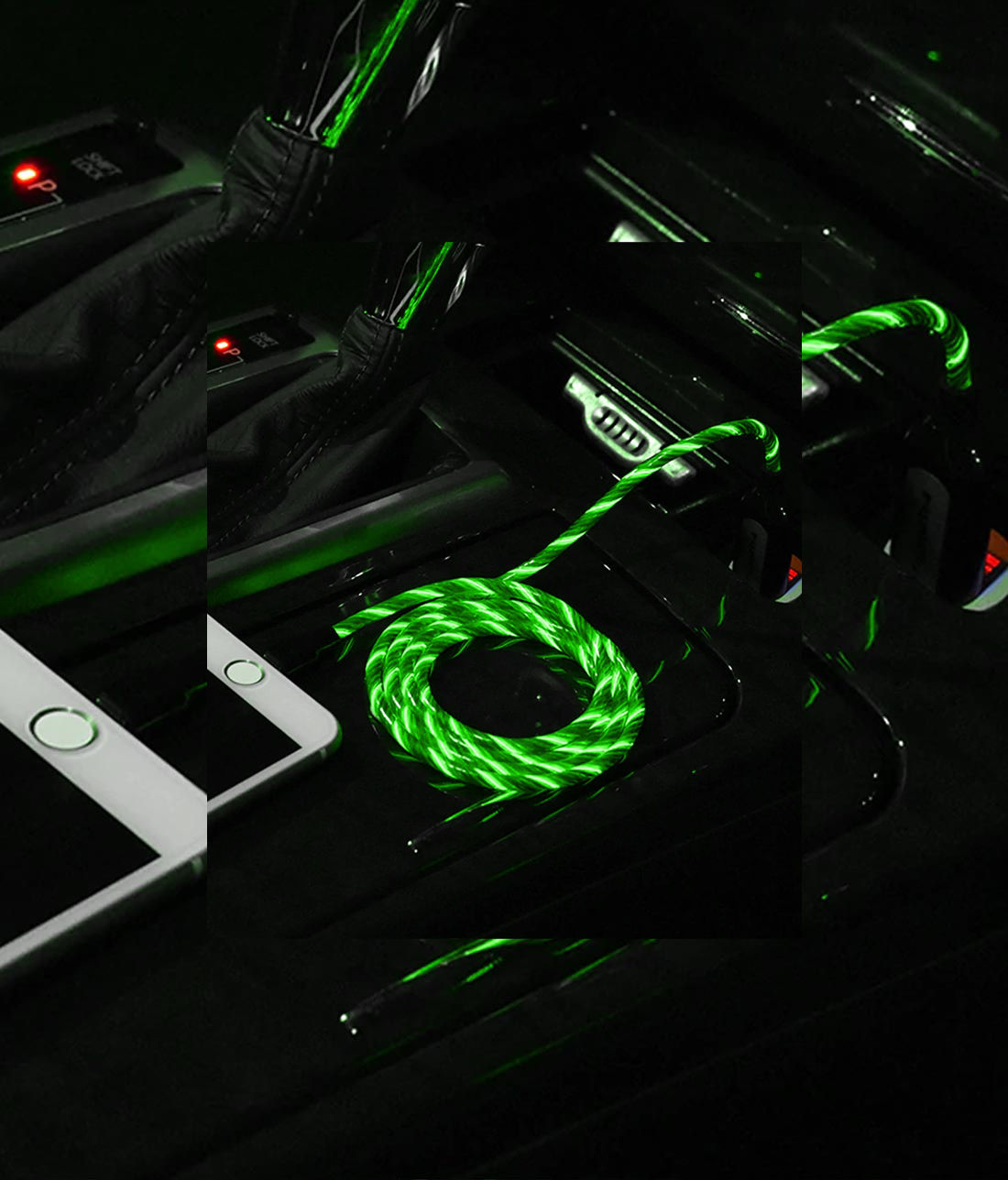 Macmerise Illume Green - 3 In 1 LED Cables