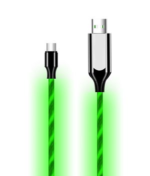 Buy Macmerise Illume Green - Type C LED Cables USB Cables Online