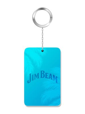 Buy Jim Beam Palms Blue - Acrylic Keychains Keychains Online