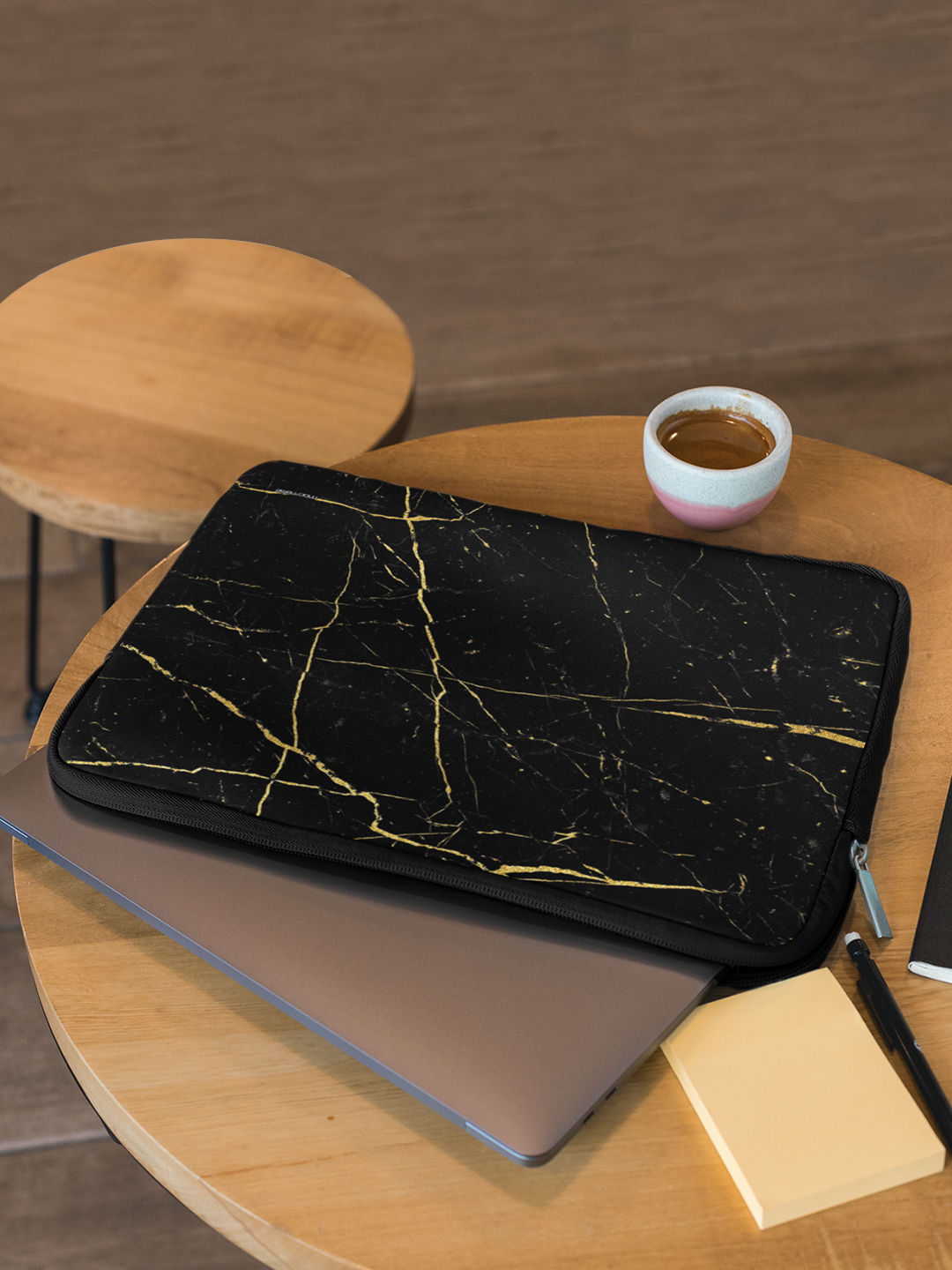 Marble Black Onyx - Printed Laptop Sleeves (13 inch)