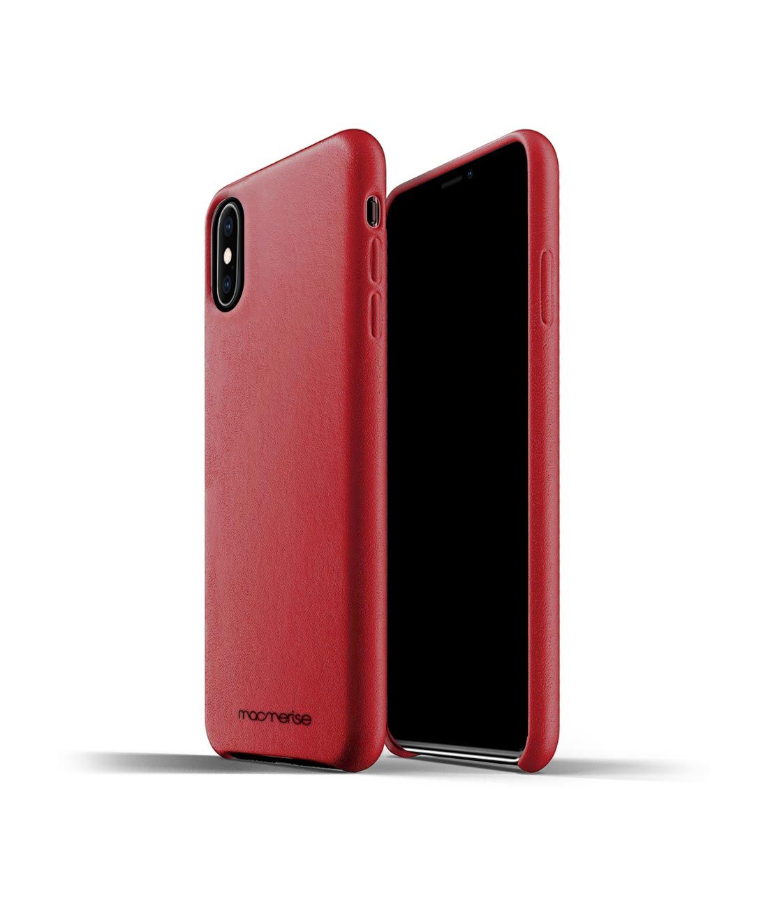 Leather Phone Case Red - Leather Phone Case for iPhone XS Max