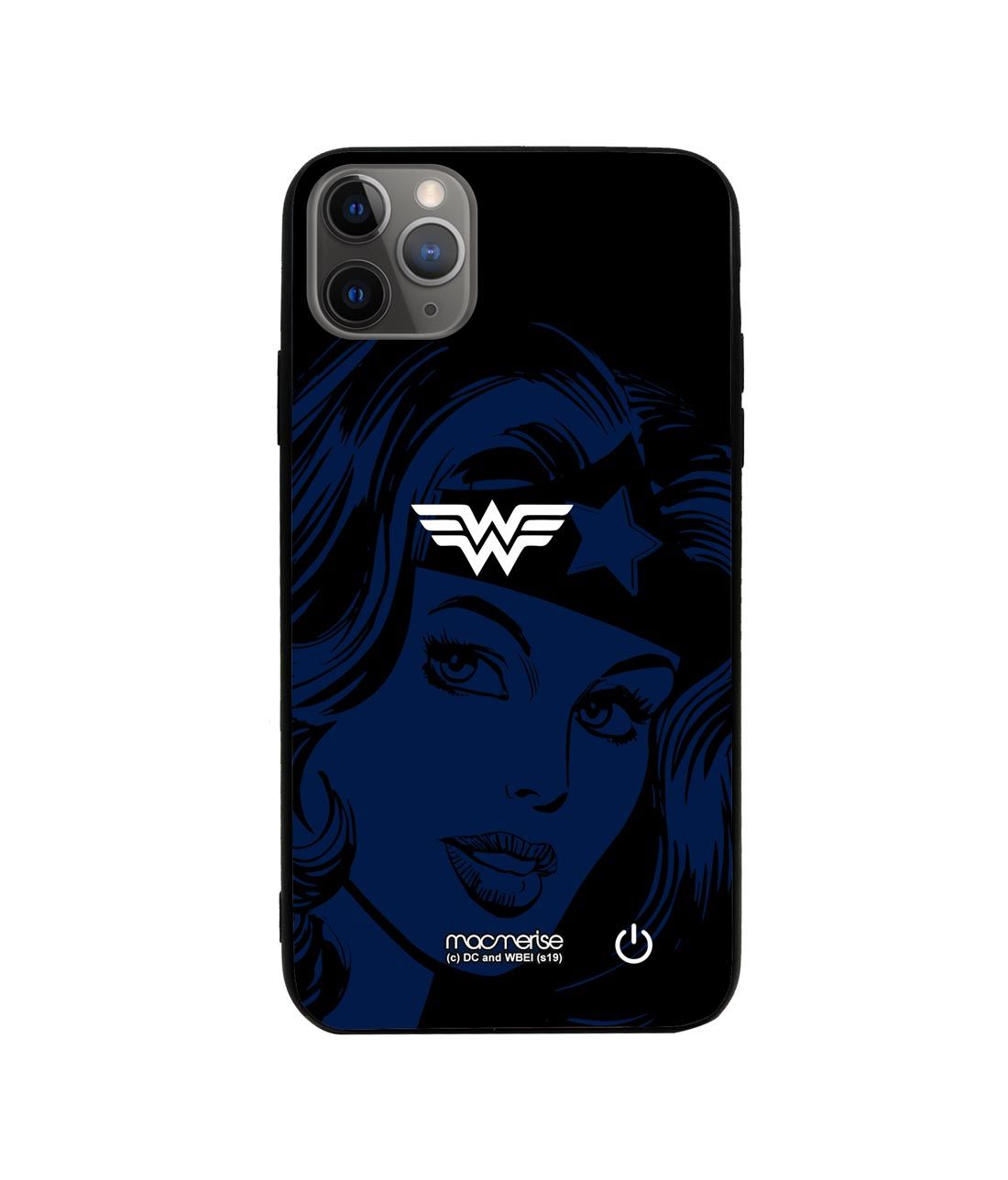Silhouette Wonder Woman - Lumous LED Phone Case for iPhone 11 Pro Max