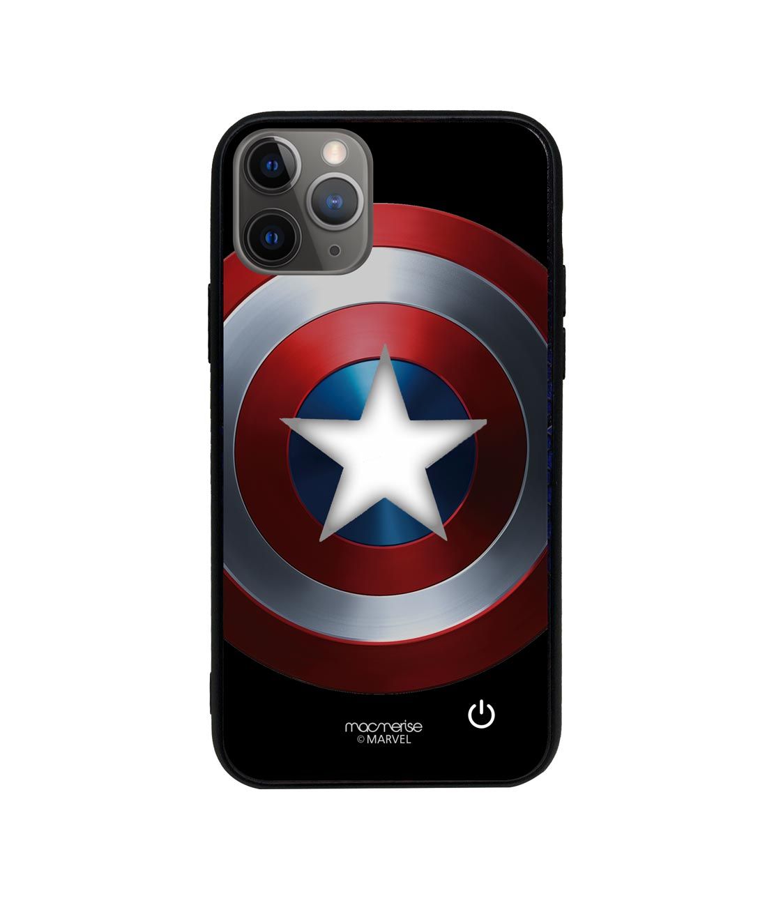 Classic Captains Shield - Lumous LED Phone Case for iPhone 11 Pro