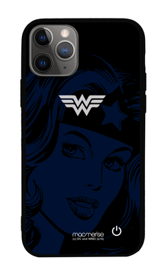 Buy Silhouette Wonder Woman - Lumous LED Phone Case for iPhone 11 Pro Phone Cases & Covers Online
