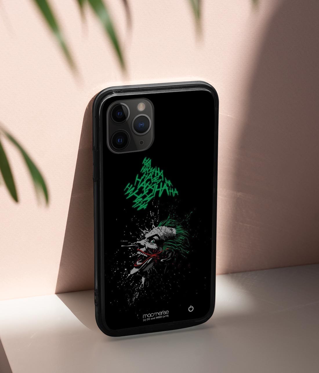 Sinister Joker Laugh - Lumous LED Phone Case for iPhone 11 Pro