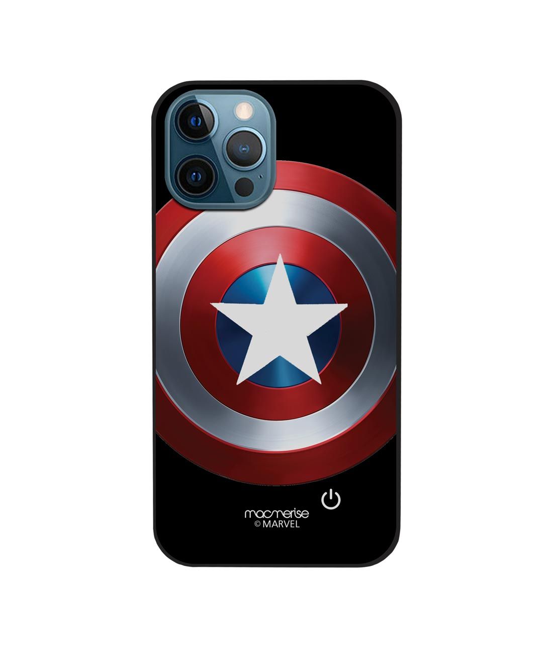 Classic Captains Shield - Lumous LED Case for iPhone 13 Pro Max