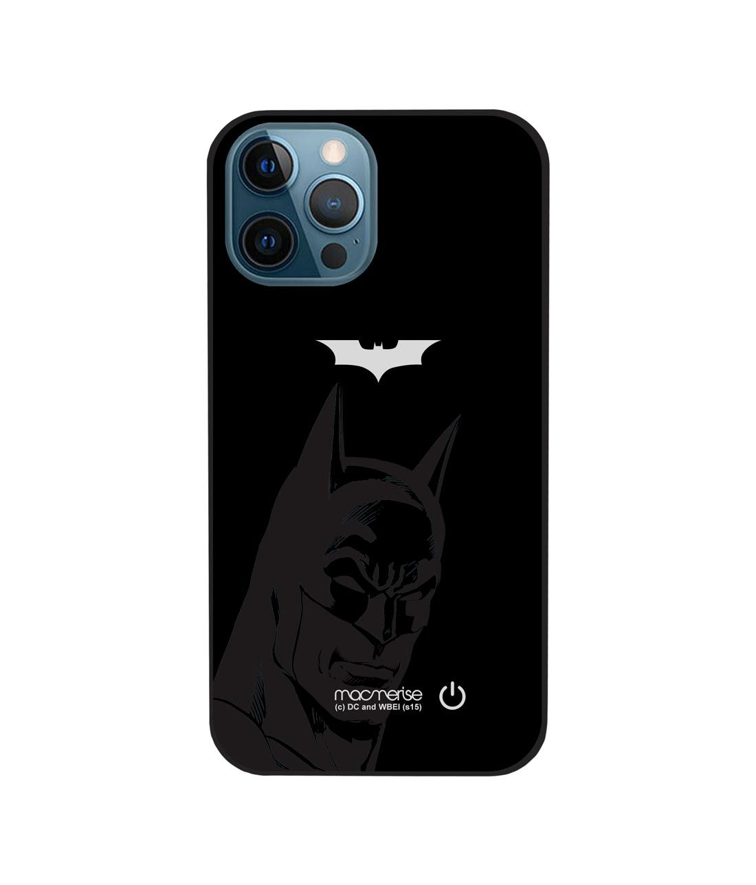 Silhouette Batman - Lumous LED Case for iPhone 13 Pro Max