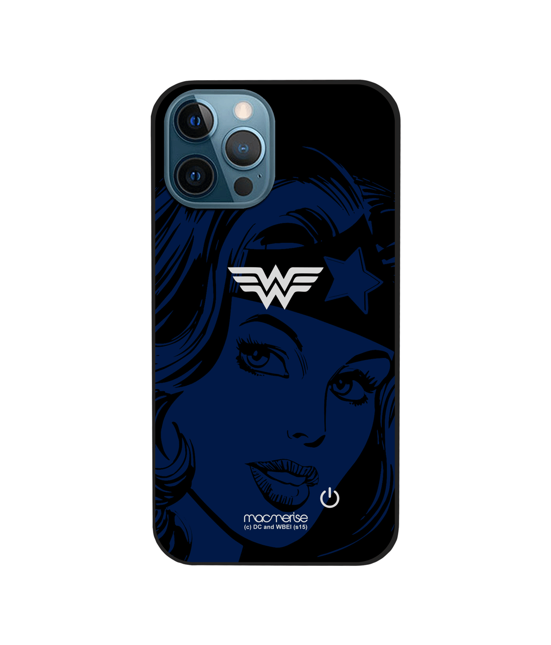 Silhouette Wonder Woman - Lumous LED Case for iPhone 13 Pro Max