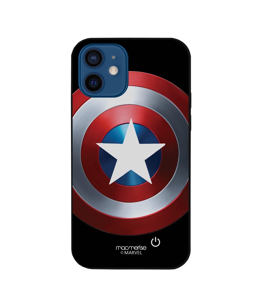 Classic Captains Shield - Lumous LED Case for iPhone 13 Mini