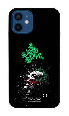 Buy Sinister Joker Laugh - Lumous LED Case for iPhone 12 Mini Phone Cases & Covers Online