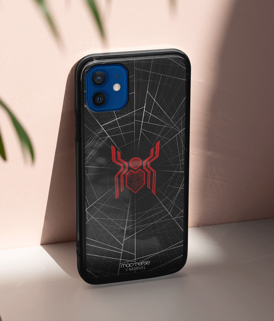 Spider Webbed - Lumous LED Case for iPhone 13 Mini